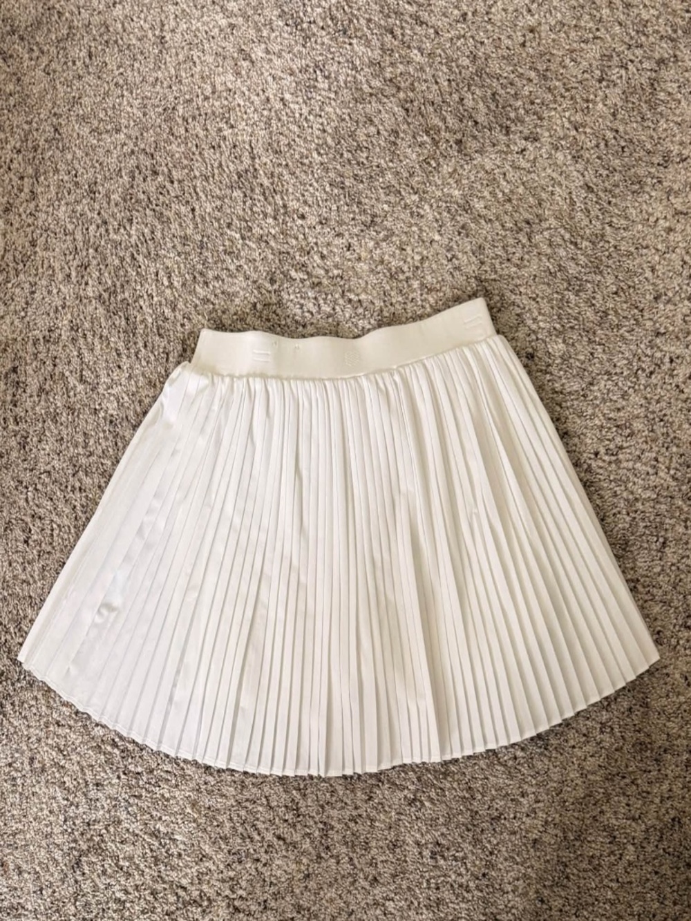 FLX Women's Pleated White Mini Skort